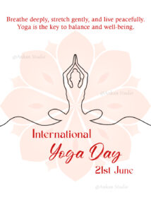 Posters for yoga day